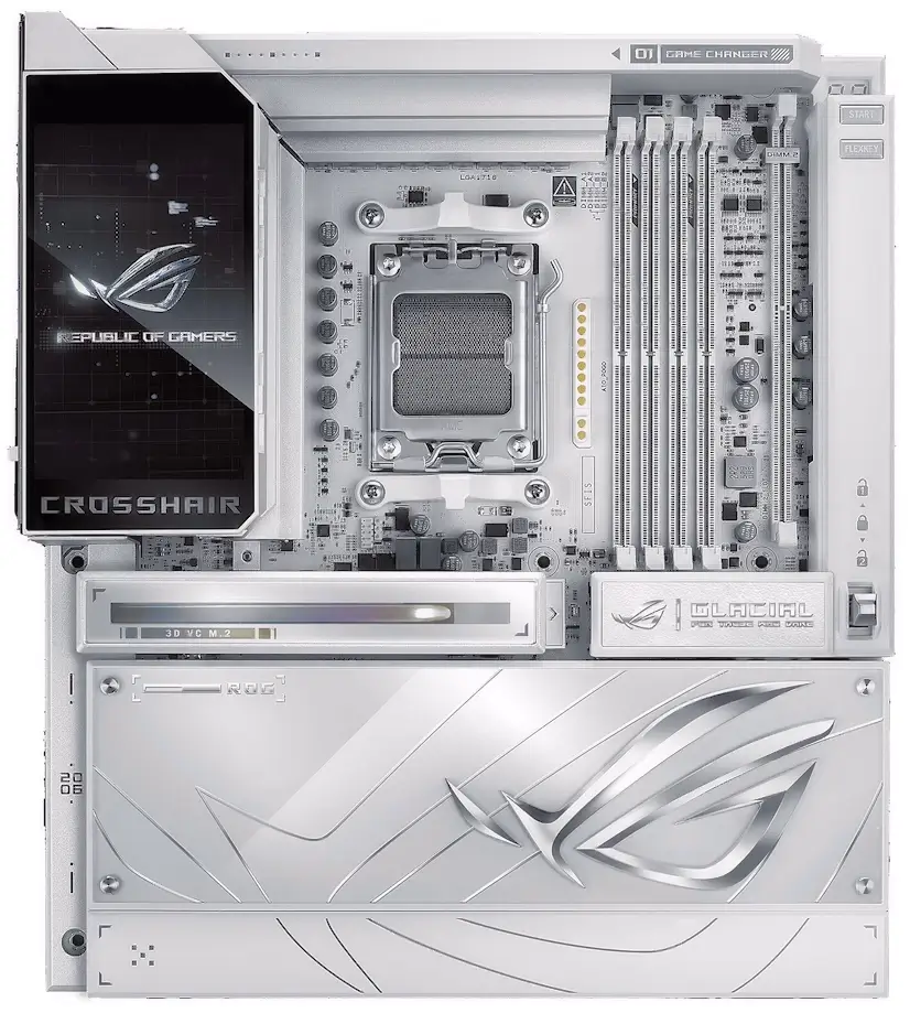 Montaje Placa Base ASUS ROG CROSSHAIR X870E GLACIAL El Guijo Galapagar El Guijo Galapagar PC - Montaje Placa Base ASUS ROG CROSSHAIR X870E GLACIAL El Guijo Galapagar